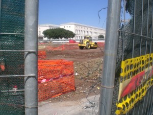 Nuvola di Fuksas cantiere