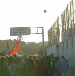 proteste al CPT di S.Foca