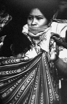 Accoglienza - Foto di Massimo Boldrini - Aguascalientes II Oventic agosto 1996