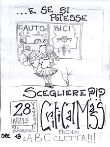 flyer di critical mass roma