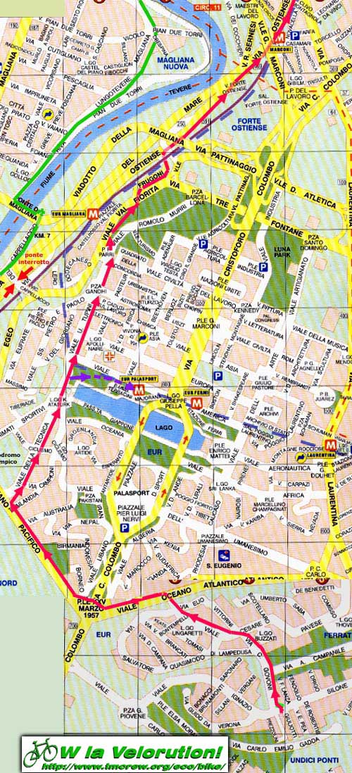 mappa percorso