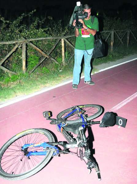 aggressione sulla ciclabile tevere sud