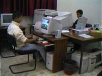 Hostello di Deheishe sala computer