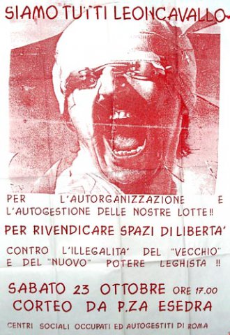 19931023 - Siamo Tutti Leoncavallo - Centri Sociali Autogestiti di Roma