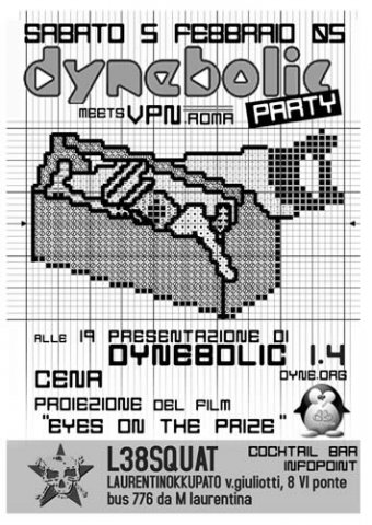 20050205 - F-HackLab e Vpn.Roma - Dynebolic Party