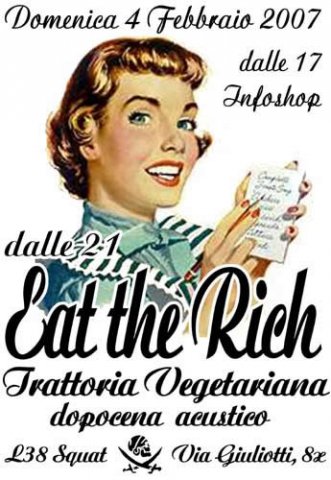 20070204 - Eat The Rich - Trattoria Acustica