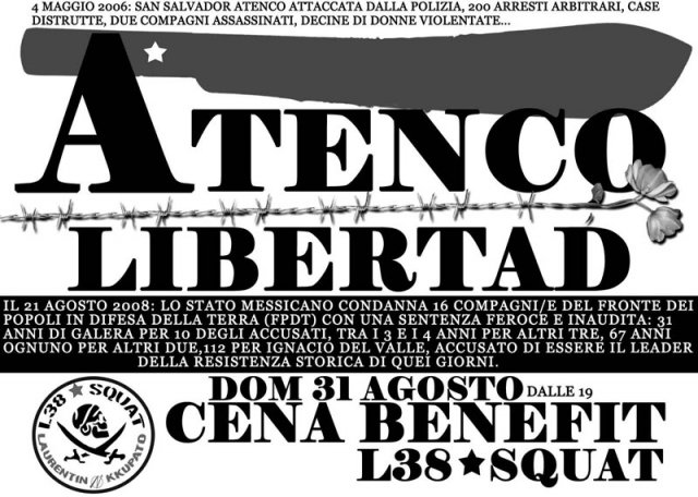 20080831 - Serata Benefit per i Prigionieri di Atenco