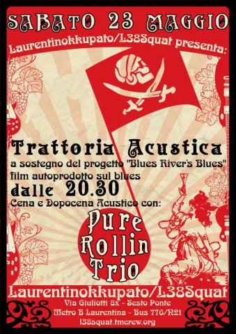 20090523 - Trattoria Acustica con Pure Rollin Trio