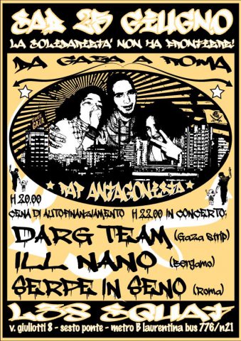 20110625 - Da Gaza a Roma - Rap Antagonista