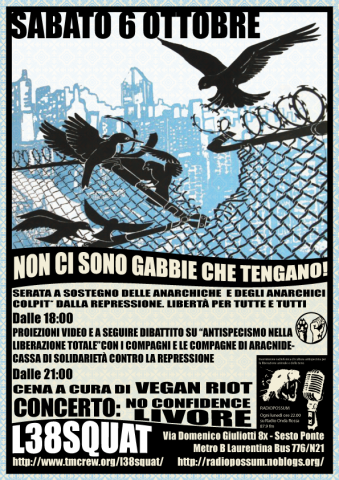 20121006 - Cena Antirepressione con Vegan Riot