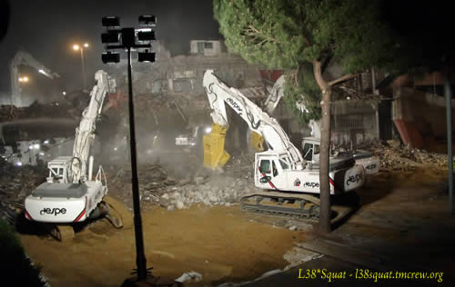 demolizione undicesimo ponte del Laurentino 38