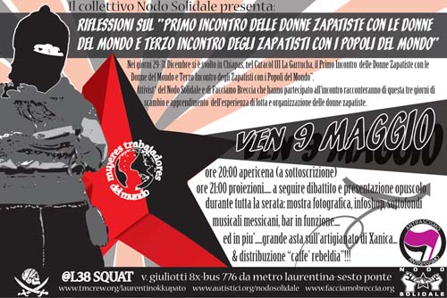 iNCONTRO dONNE zAPATISTE