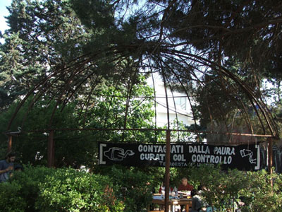 La cupola del rigoglioso giardino di ZK