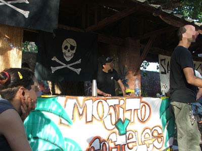 Il Mojito Bar con lo striscione