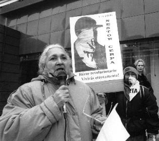 La manifestazione di protesta in Svezia