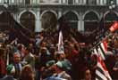 Contestazione del comizio confederale in Piazza Loggia